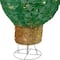 30" Green LED Lighted Retro Light Bulb Outdoor Christmas Decoration